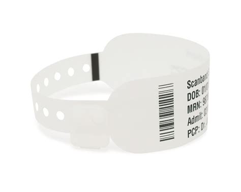 Scanband® Soft Thermal Hospital Wristband Adult 1 Core Clasp