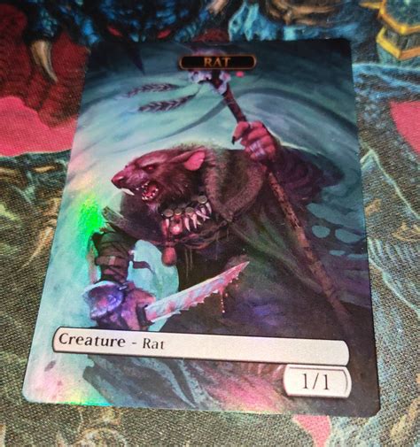 Mtg Rat 11 Token Alternative Art Chose The Art For Edh Etsy