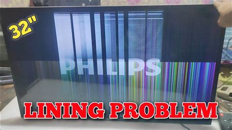 Led Lcd Tv Horizontal Line Problem Repair Premelectronics Youtube