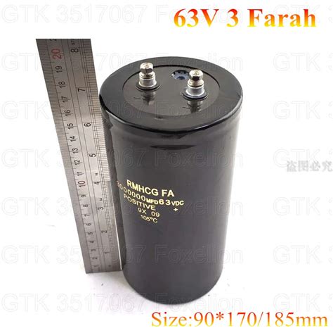 63v 3f 3000mf 16v 12v 25v 35v 50v 3f Supercapacitor Module Start Power