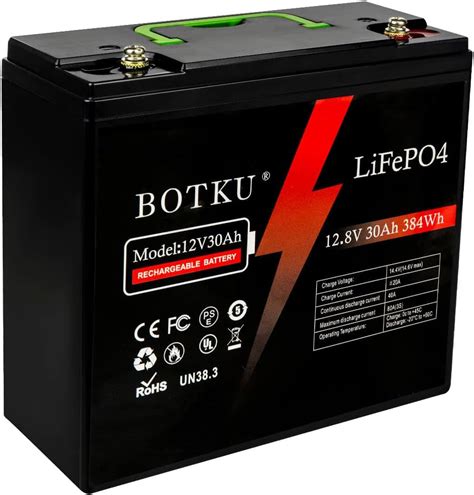 Amazon Xzny V Ah Lifepo Lithium Battery Deep Cycle V Ah