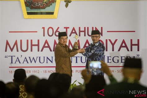 Wapres Jk Dianugerahi Muhammadiyah Award Antara News