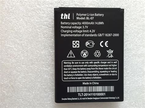 Thl Battery Original Large Capacity Bl Bl Mah Li Ion