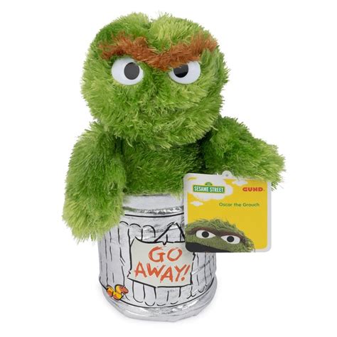 Gund Oscar The Grouch Stuffed Animal 028399758609