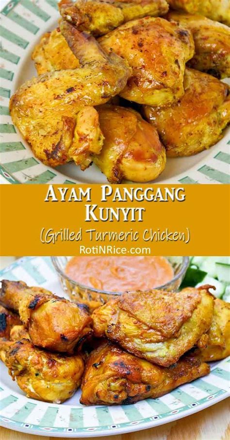 Simple Yet Tasty And Aromatic Ayam Panggang Kunyit Grilled Turmeric