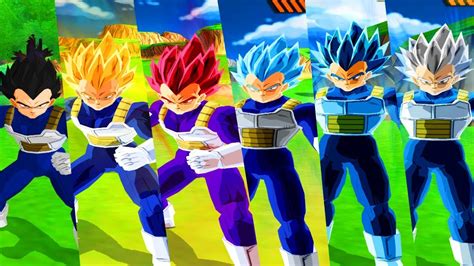 Todas As Transforma Es Do Vegeta E Goku Ssj Ssj Ssj Ssg Ssb