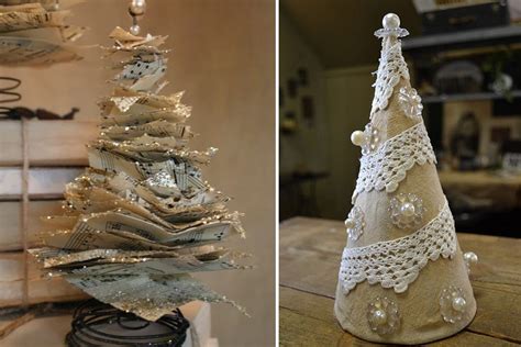 Alberi Di Natale Shabby Chic Fai Da Te Facili Da Fare Ed Economici