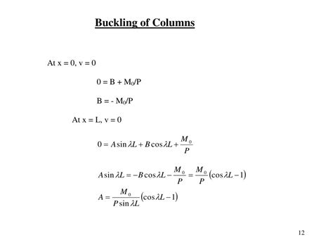 PPT - Buckling of Columns PowerPoint Presentation, free download - ID:851871