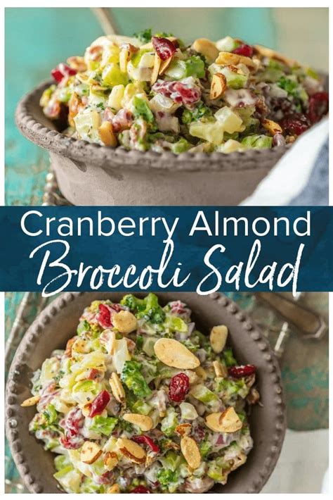 This Broccoli Salad Recipe Is A Twist On A Holiday Classic Almond Broccoli Cranberry Salad Has