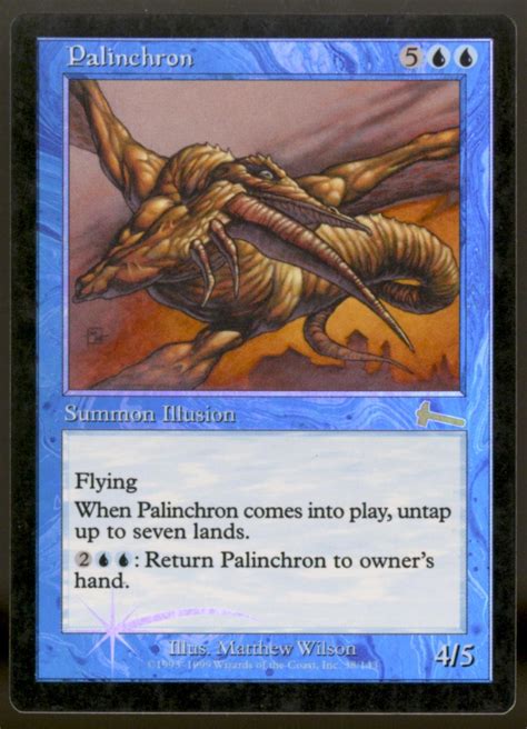 Magic The Gathering Urzas Legacy Foil Palinchron Moderately Played Mp