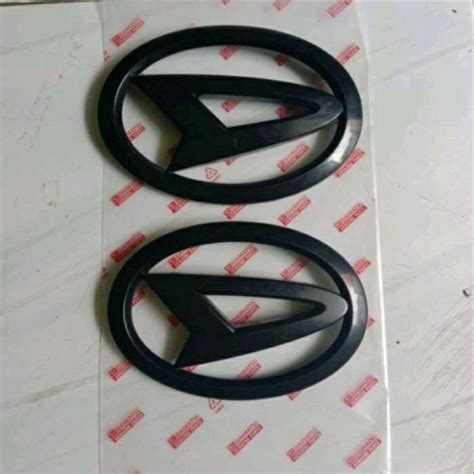 Jual Emblem Logo Daihatsu Xenia Terios Sigra Ayla Hitam Doff