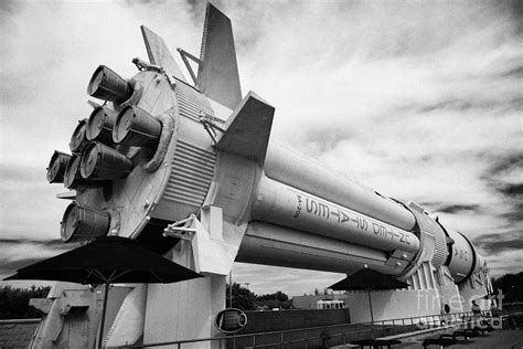 Saturn B Rocket In The The Rocket Garden At Kennedy Space Center