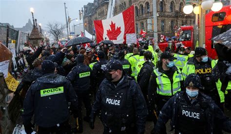 Ottawa Police Arrest Truckers Protest Organizers Newstrack English 1