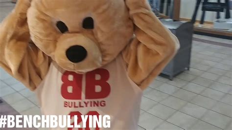 Ben The Bear Bench Bullying Mascot Youtube