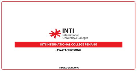 Jawatan Kosong INTI International College Penang Jawatan Kosong Terkini