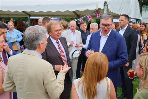 Aleksandar Vučić attends British reception for the first time in 12 ...