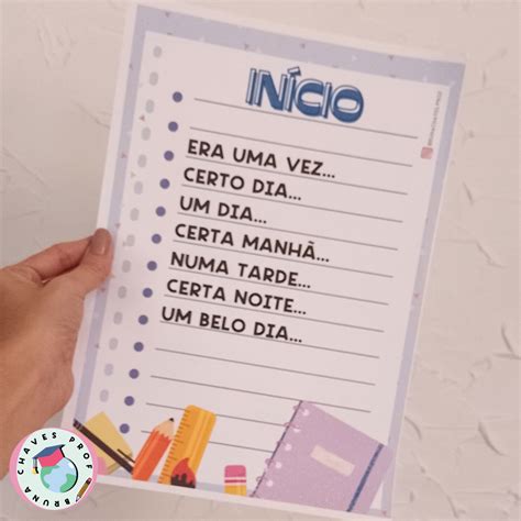 Cartaz para produção de texto Loja de atividades Pedagógicas Bruna