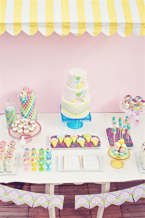 Creative And Colorful Sweet Shoppe Birthday Party Hostess With The