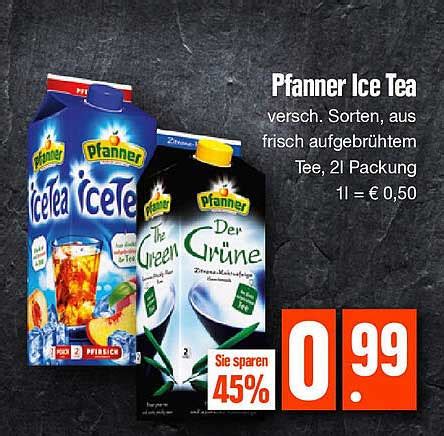 Pfanner Ice Tea Angebot Bei EDEKA 1Prospekte De