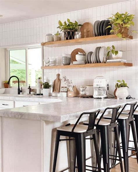 Kitchen With Black And Wooden Accents Soul Lane