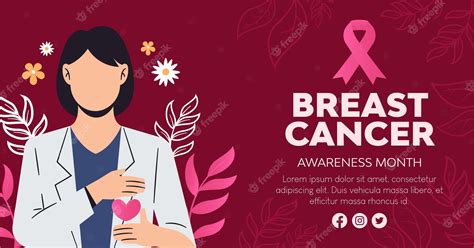 Premium Vector Breast Cancer Awareness Background Banner