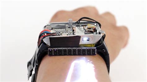 The Worlds First Working Projector Smartwatch Turns Your Arm Into A