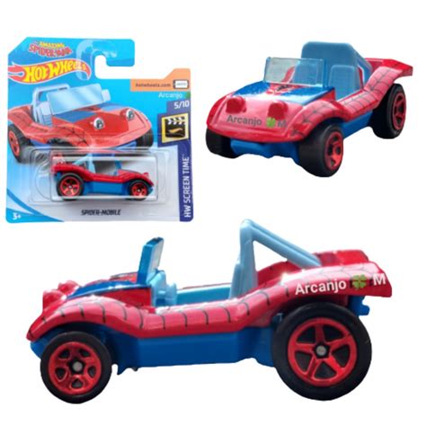 Carrinho Hot Wheels Spider Mobile Homem Aranha Shopee Brasil