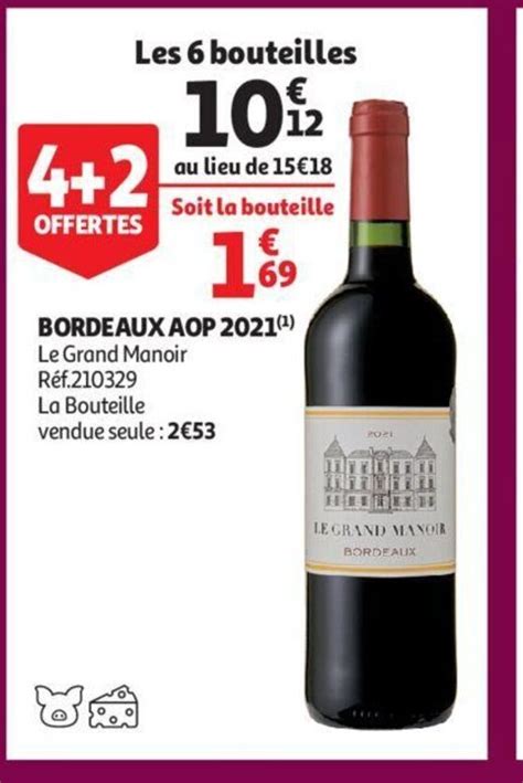 Bordeaux Aop Le Grand Manoir Promotie Bij Auchan