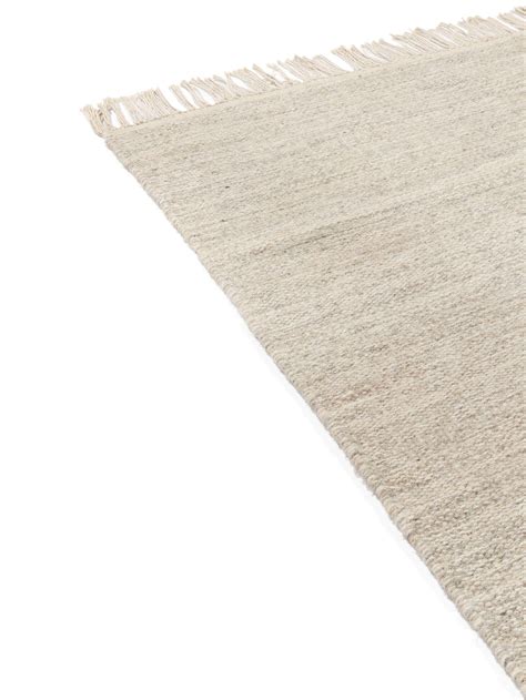 Melange - Beige, Runner 80 x 250 cm Wool Rug - Rugvista