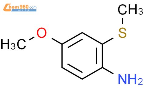 1658 03 3 Benzenamine 4 methoxy 2 methylthio 化学式结构式分子式mol 960化工网