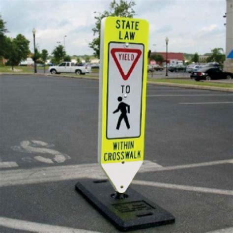 In Street Pedestrian Sign Kit | Econosigns LLC