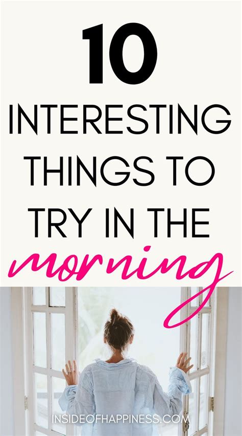 Healthy Morning Routine Easy Morning Miracle Morning Morning Habits Morning Routines Daily