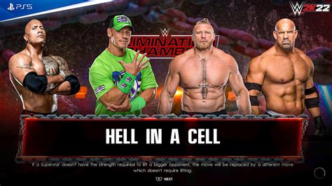 Wwe K The Rock Vs John Cena Vs Brock Lesnar Vs Goldberg Hell In A