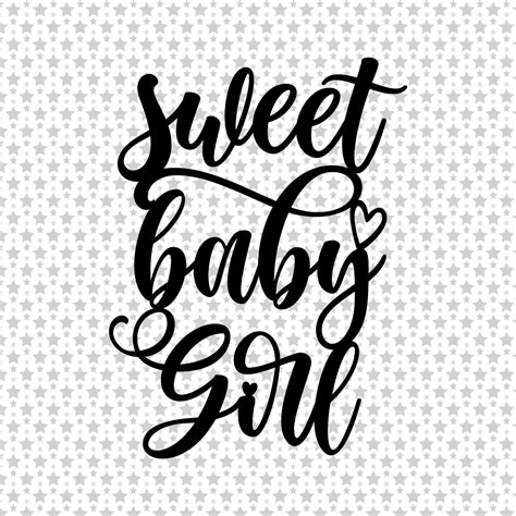 Sweet Baby Girl Svg Baby Girl Svg Sweet Baby Girl Cake | Etsy UK