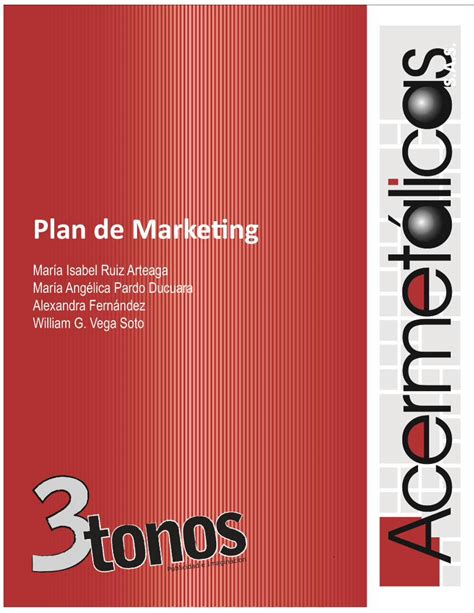 Pdf Ejemplo Plan De Mercadeo Pdfslidenet