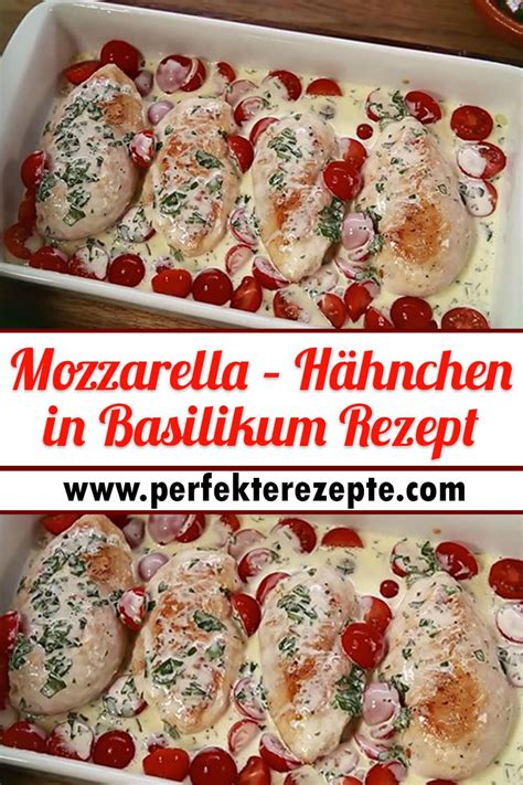 Mozzarella H Hnchen In Basilikum Rezept Schnelle Und Einfache Rezepte