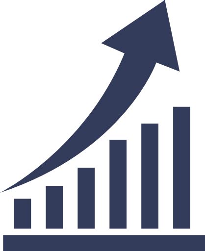 ícone Grafico Aumentar Barras Graficos De Seta Livre De Infographic