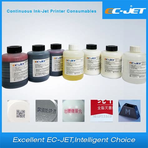 Ec Jet Good Quality Consumable Ink Solvent Make Up Compatibility For