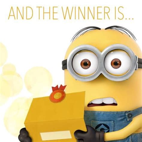 And The Winner Is Minions Funny Minions Despicable Minions