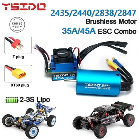 Brushless Motor A A Esc Combo For Wltoys