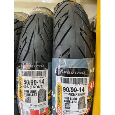 Jual Ring 14 Aspira Premio Sportivo Ban Motor Matic Tubeless Beat Vario