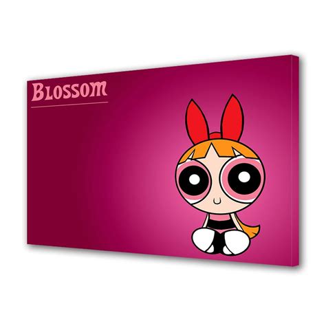 Prémium vászonfestmény Art Star The Puff Girls Blossom Animációk