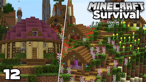 Lets Play Minecraft Survival Starting The Flower Forest Village