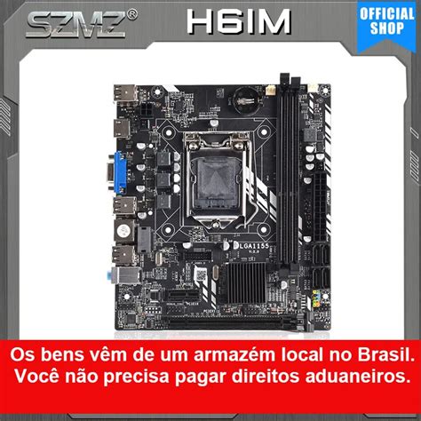 SZMZ-H61-Motherboard-LGA-1155-placa-mae-H61M-H61-LGA1155-DDR3-PC ...
