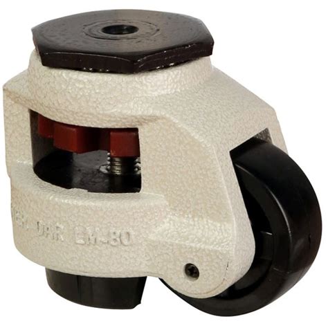 50mm Bolt Hole Leveling Castors Single Bolt Castor