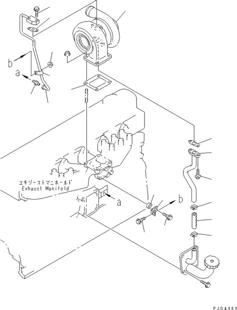 6222 83 8180 Komatsu TURBOCHARGER ASS Y SEE FIG A1530 B2C6