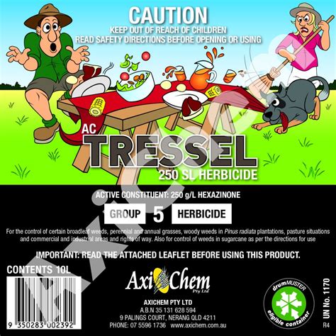 AC Tressel 250SL Herbicide 10L AXICHEM