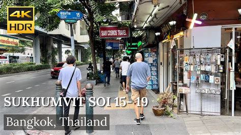 4k Hdr Walk Around Sukhumvit Soi 15 To Sukhumvit Soi 19 Bangkok