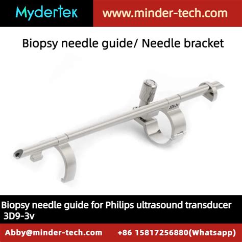 Biopsy Needle Guide For Philips 4d Endocavity Transvaginal Transducer