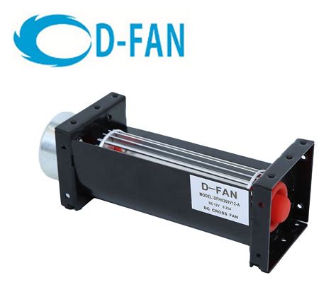 DC Tangential Blower Air Conditioner 50mm DC 12V Cross Flow Fan China